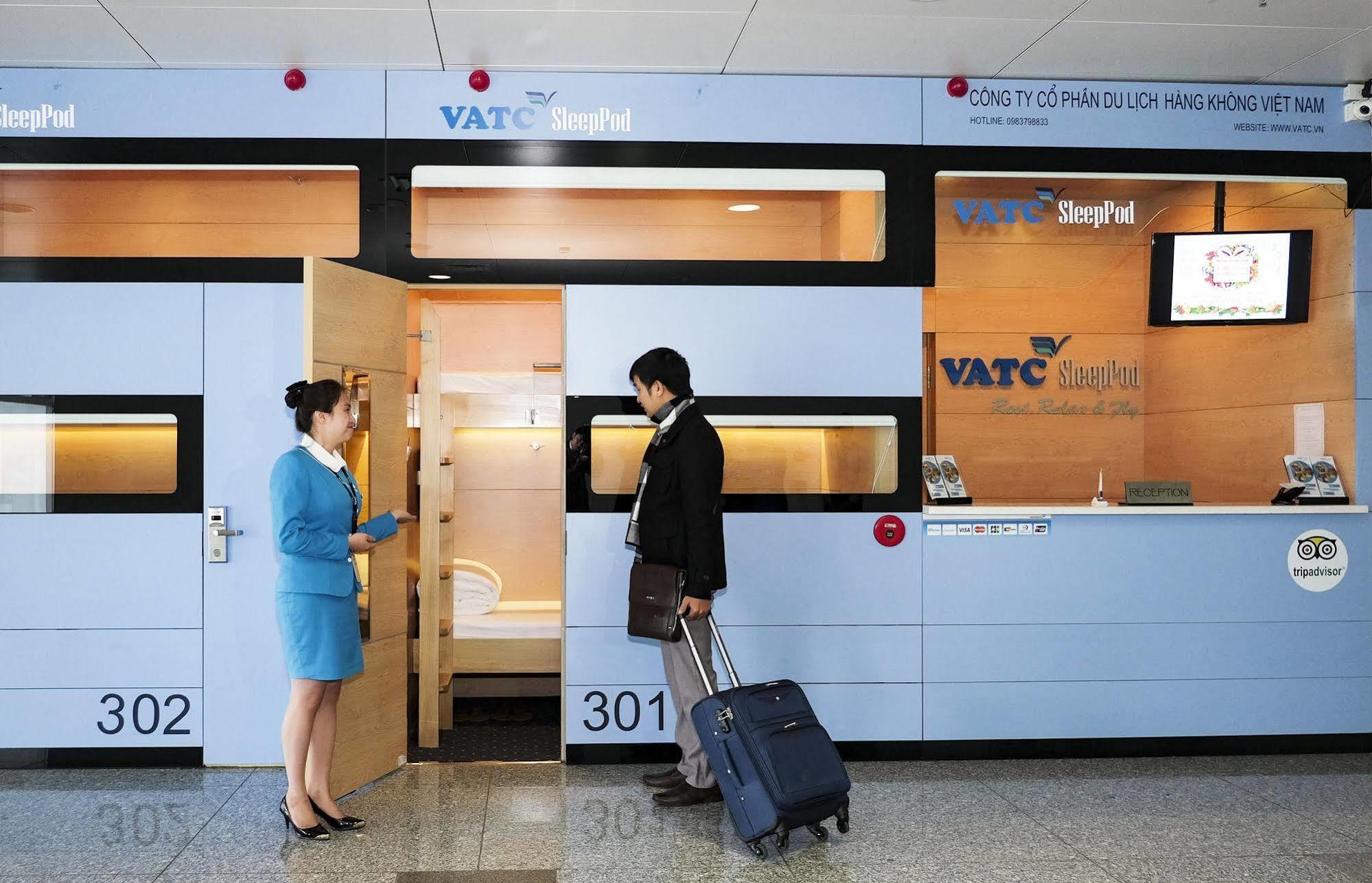 Vatc Sleep Pod Terminal 2 Hotel Noi Bai Kültér fotó